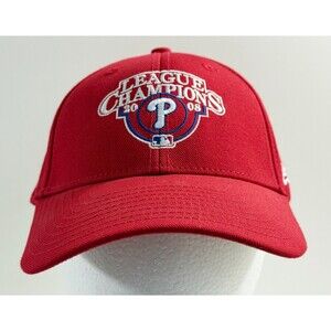2008 League Champions Red Philadelphia Phillies Hat‎ New Adjustable